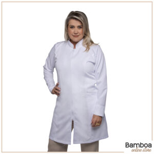 Jaleco Feminino Gabardine Branco