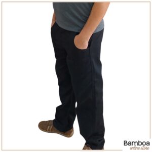 Calça De Brim Pesado Uniforme Profissional Preto