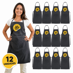 Kit 12 Aventais Personalizados com sua Logo